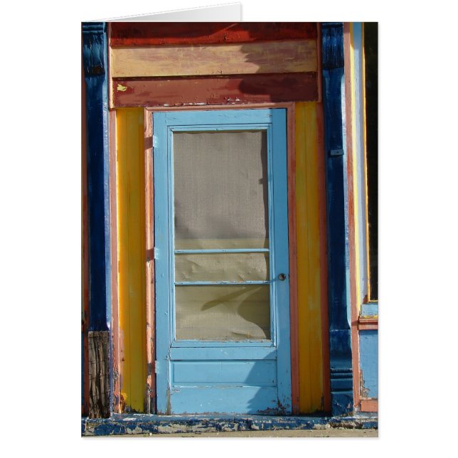 Porte colorée (Devant)