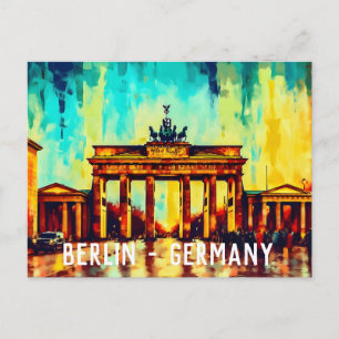 Porte de Branbourg Berlin Allemagne Carte postale