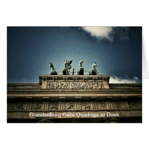 Porte de Brandebourg Quadriga Berlin, Allemagne Ca