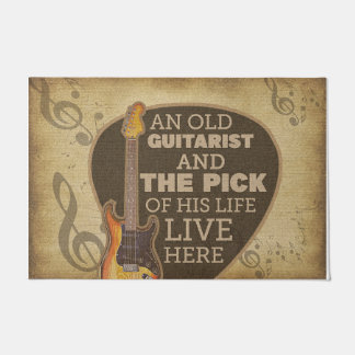 Porte de guitare personnalisée, Tapis de porte des