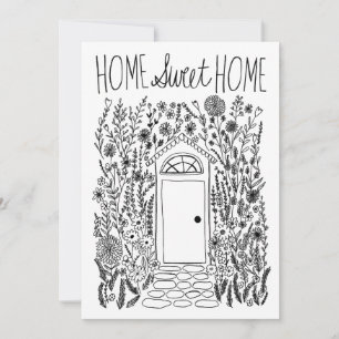 Porte de jardin Nouvelle adresse Faire-part de dém