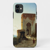 Porte de Justice, Alhambra, Granada (oil on canvas