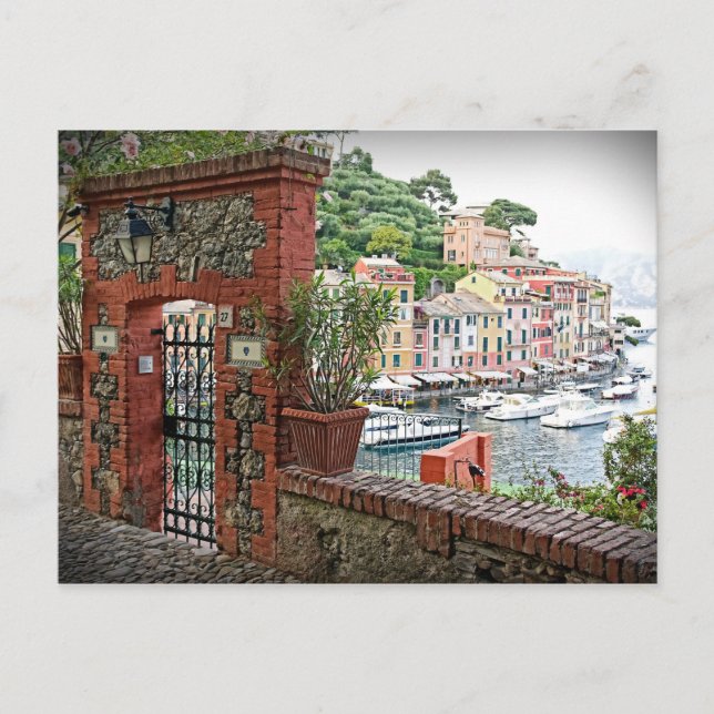 Porte de Portofino, Italia Carte postale (Devant)