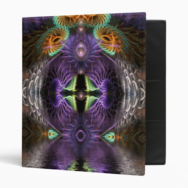 Porte d'Imaginaire : Classeur d'art fractal (Devant/intérieur)