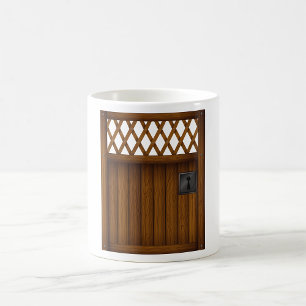 Porte en bois Brown de bois Mug