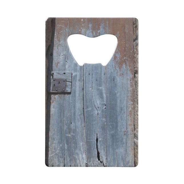 Porte en bois usé et rouillé (Devant)