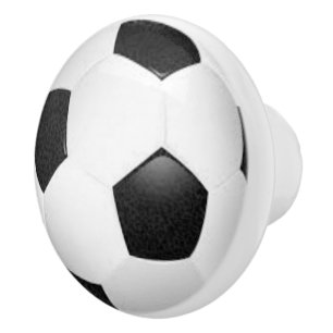 Porte En Céramique Bouton de tiroir du football, traction de sport,
