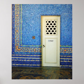 Porte en mosaïque - Poster