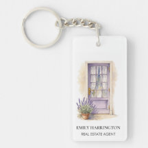 Porte Lavande Logo Aquarelle Agent Immobilier