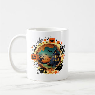 Porte magique 3D Halloween Café Mug