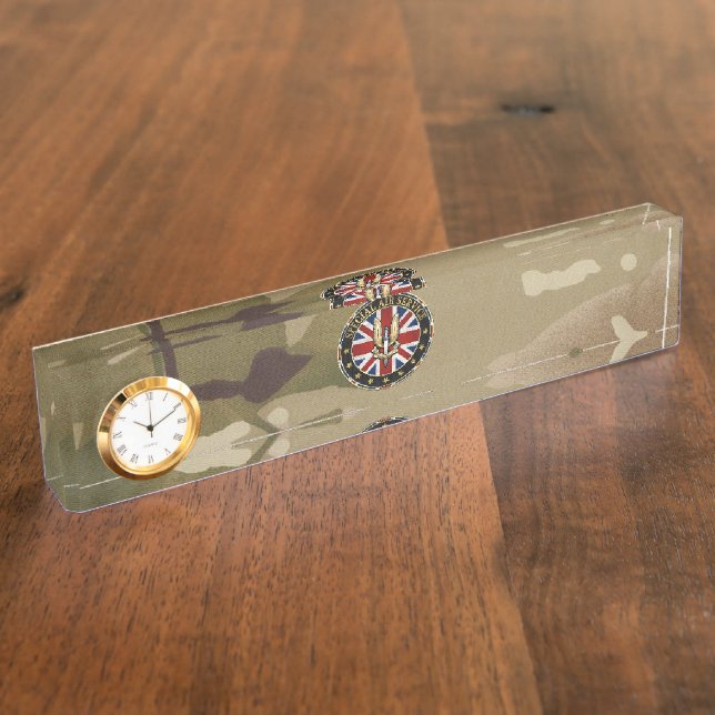 Porte-nom [110] Insigne du Special Air Service (SAS) [3D] (Taille)