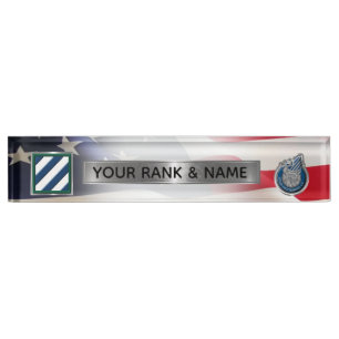 Porte-nom 3e division d'infanterie - 3e ID