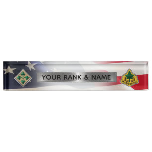 Porte-nom 4e division d'infanterie - 4ID