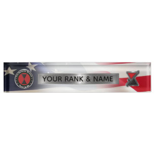 Porte-nom 7e division d'infanterie - 7e DI