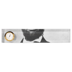 Porte-nom Abraham Lincoln Portrait