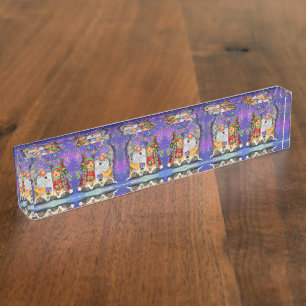 Porte-nom Accessoires de bureau de Noël Gnome Cute