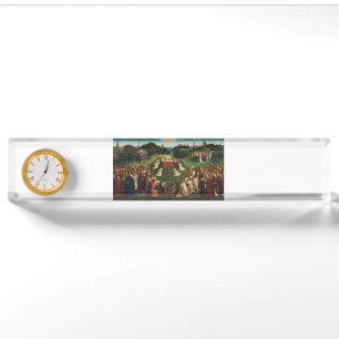 Porte-nom Adoration de l'agneau par Jan van Eyck