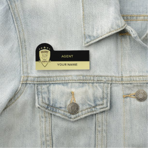 Porte-nom Agent de caution
