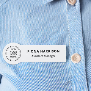 Porte-nom Ajouter un logo minimal pour les employés
