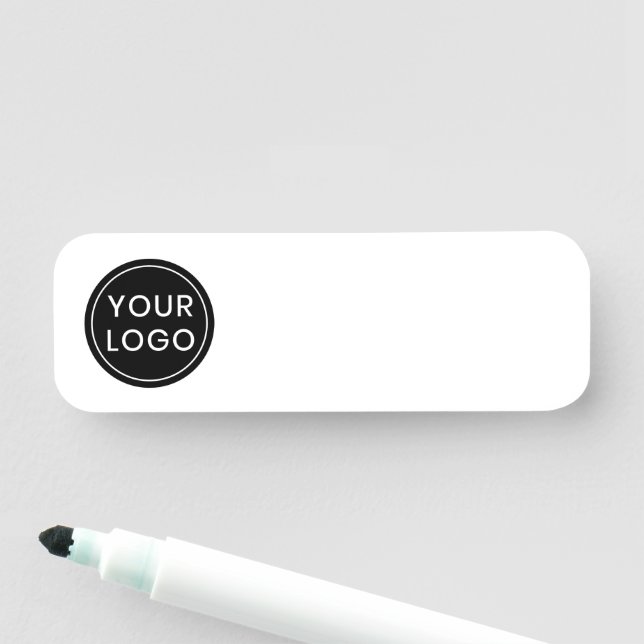 Porte-nom Ajouter votre propre logo sec effacer (En situation)