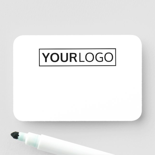 Porte-nom Ajoutez votre propre logo grand effacement sec (En situation)