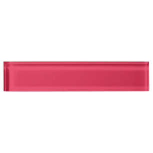 Porte-nom Amaranthe (couleur solide)