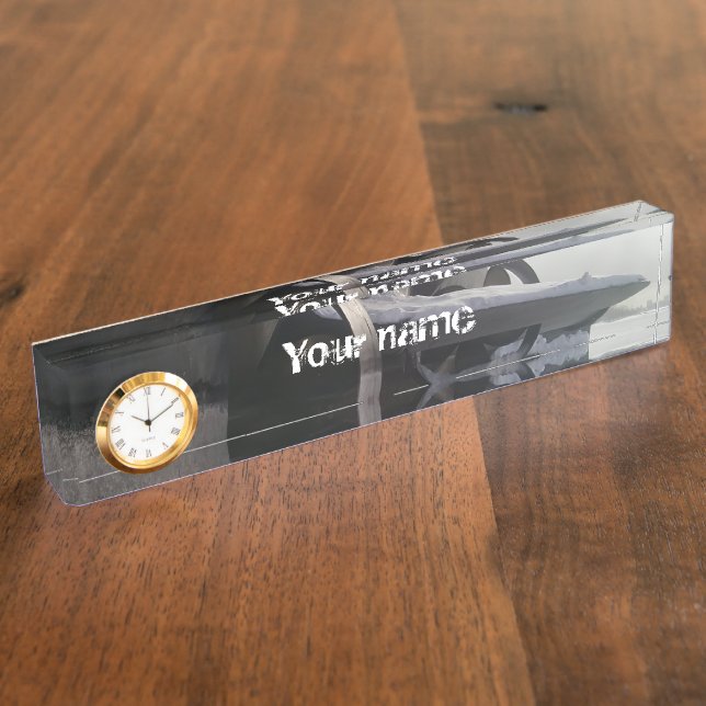 Porte-nom Ancien sous-marin dans la neige (Taille)