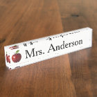 Apple Teacher Nameplate pour bureau