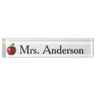 Apple Teacher Nameplate pour bureau