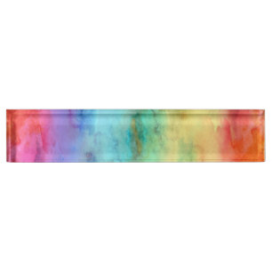Porte-nom Arc-en-ciel
