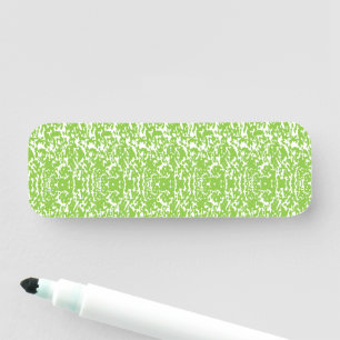 Porte-nom arrière - plan abstrait vert et blanc