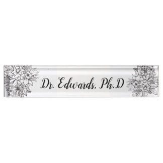 Porte-nom Art floral