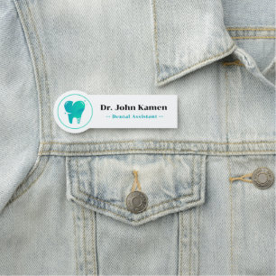Porte-nom Assistant dentaire   Logo des dents