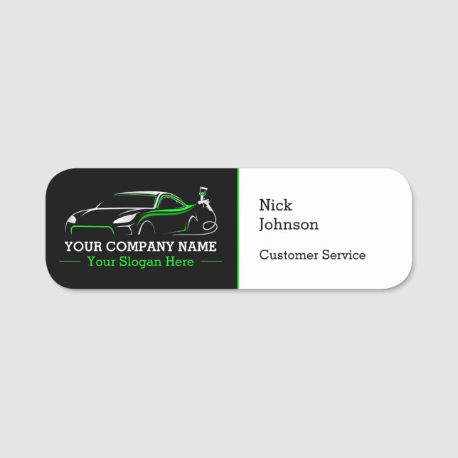 Porte-nom Atelier professionnel de peinture de carrosserie a (Devant)