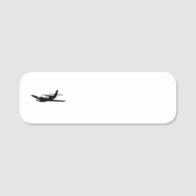 Porte-nom Avion (Devant)