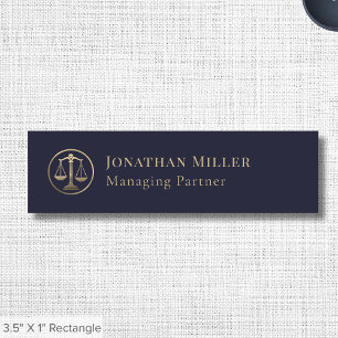 Porte-nom Avocat du ministère de la Justice