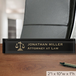 Porte-nom Avocat professionnel