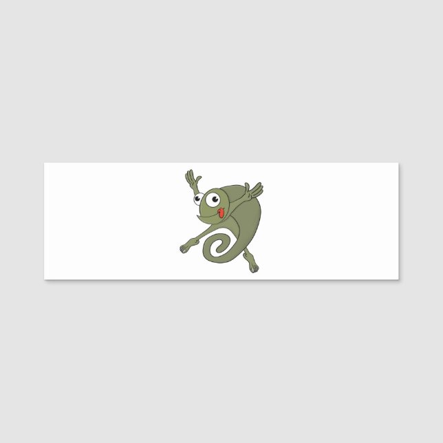 Porte-nom Awesome Chameleon (Devant)