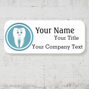 Porte-nom Balise de nom Bonne dent Dentiste Logo Insigne per