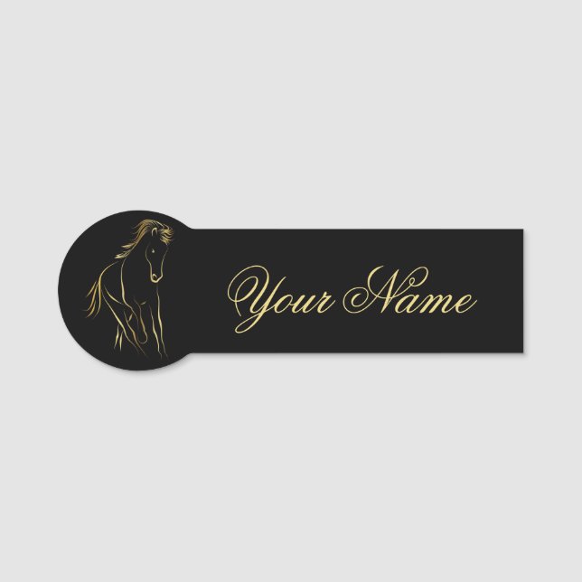 Porte-nom Balise de nom classique (Devant)