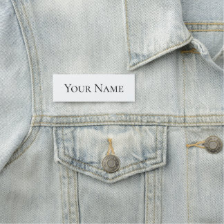 Porte-nom Balise de nom classique - Votre nom