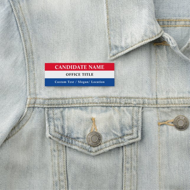Porte-nom Balise de nom de campagne personnalisée (En situation)