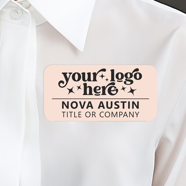 Porte-nom Balise de nom de l'employé de l'entreprise personn (Créateur téléchargé)