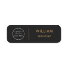 Balise de nom de l'épingle de sécurité ou magnétiq