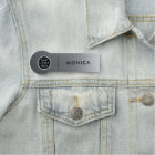 Balise de nom personnel de base du logo d'entrepri