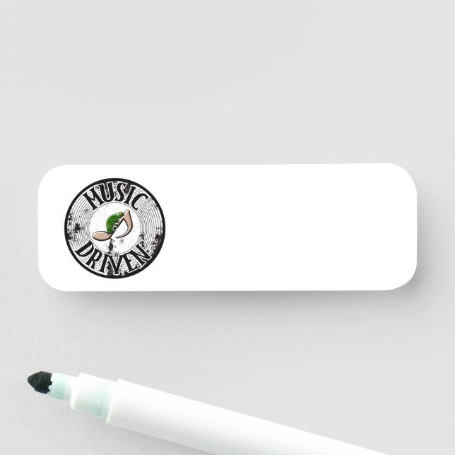 Porte-nom balise de nom piloté par musique (En situation)