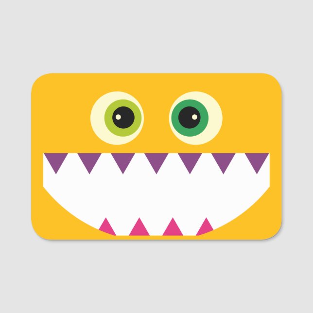 Porte-nom Balise Nom du monstre (Devant)