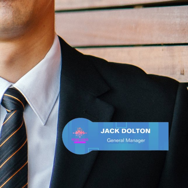 Porte-nom Balises de nom d'employé personnalisées (Créateur téléchargé)