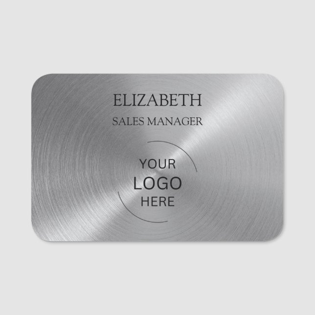 Porte-nom Balises de nom durable pour vêtements (Devant)