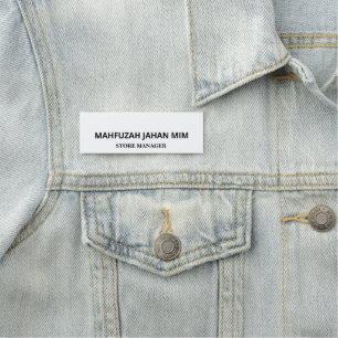 Porte-nom Balises de nom et insignes personnalisés   Office 